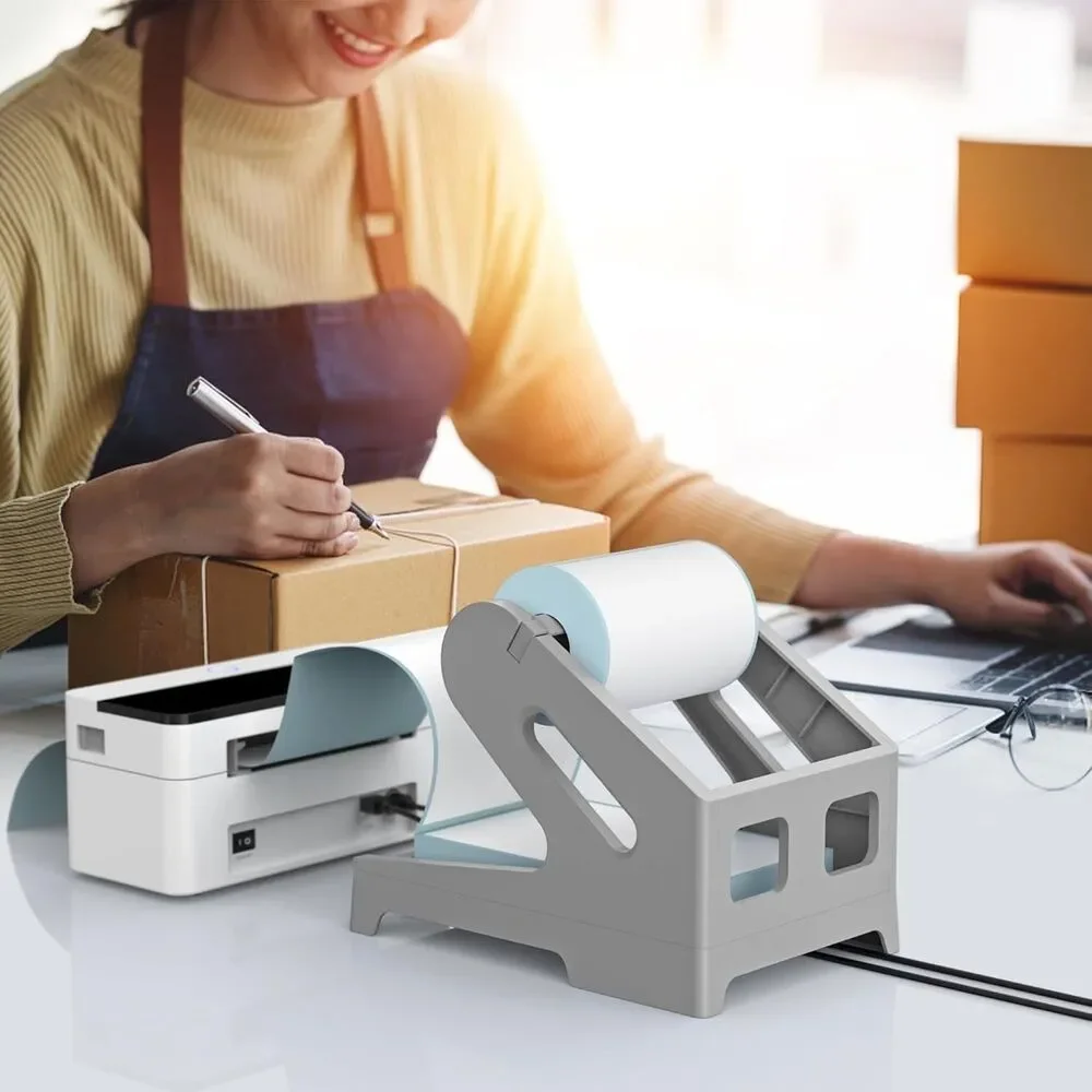 LABEL HOLDER FOR ROLLS AND FANFOLD LABELS, DESKTOP NEW